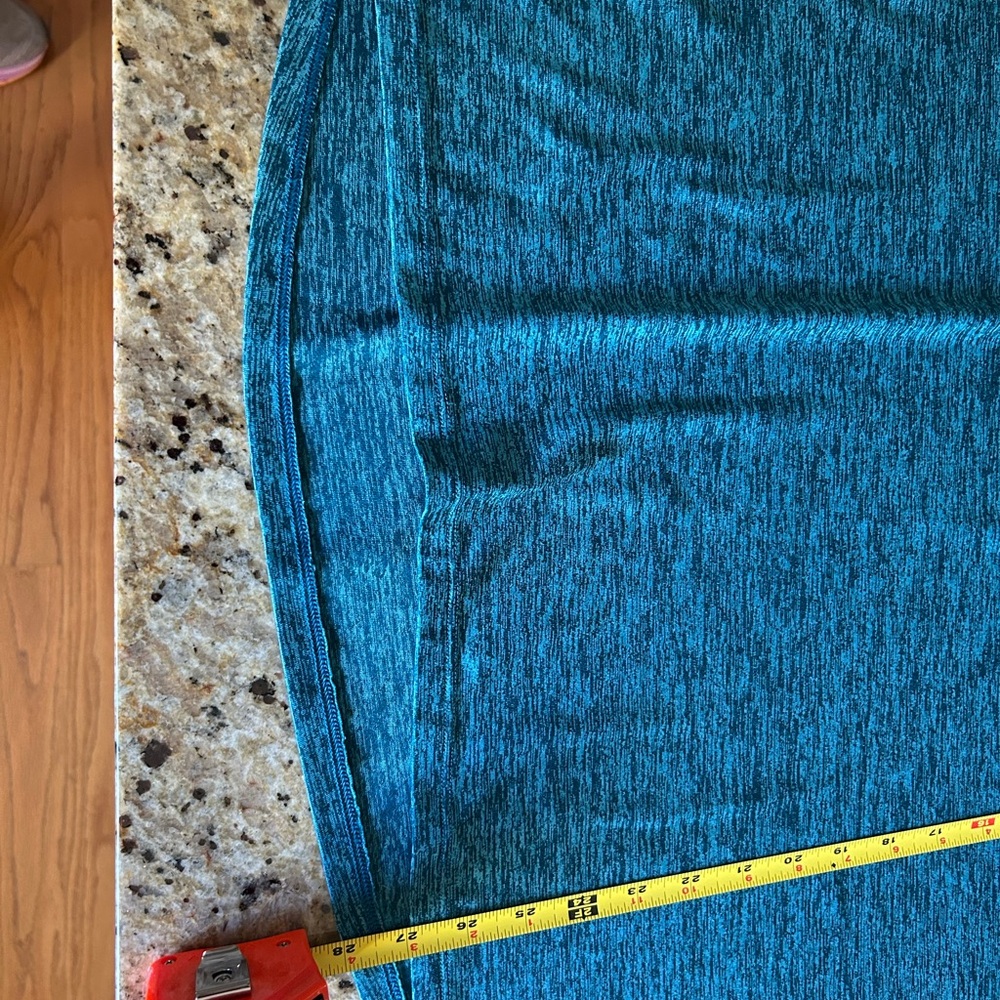 Under Armour Teal Quarter-Zip Long Sleeve Heatgear Pullover - XL - Picture 7 of 7